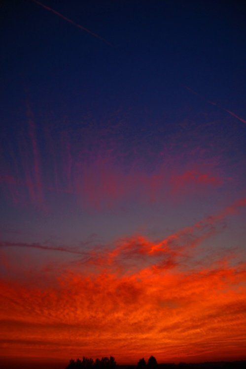 Sunset over Stratford