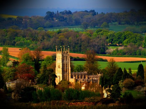 LOMO-ised view of Chipping Campden, Gloucs.