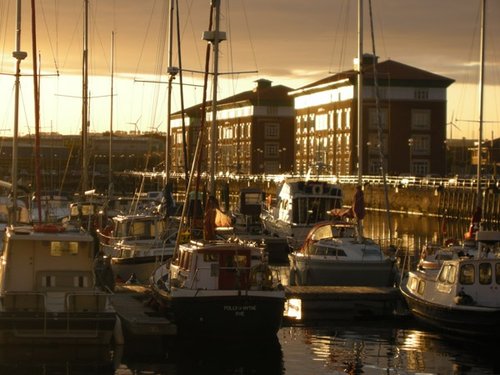 Sunset on the Marina