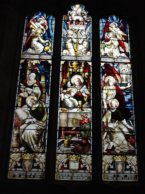St Leonard's Church stained glass window