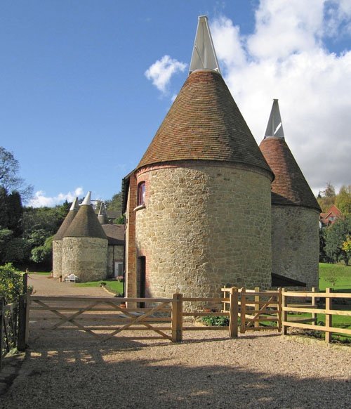 Oast Houses in the grounds of Chartwell, Kent