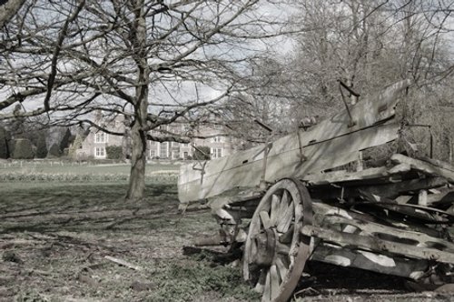 Broken Wagon at Kentwell Hall
