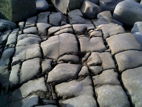 Limestone pavement on Kilve