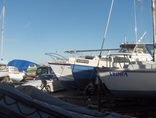 The first of the boatyards...............