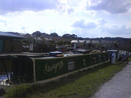 Barge At Apperly Bridge