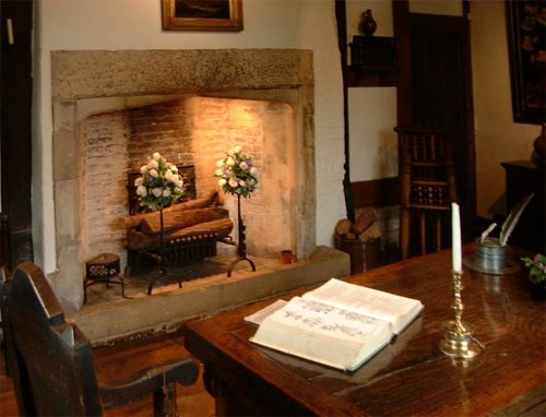Fireplace at Hall's Croft, Stratford-upon-Avon