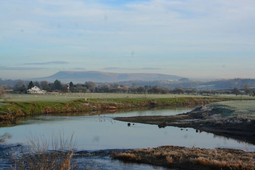 River Ribble and Pendle Hill