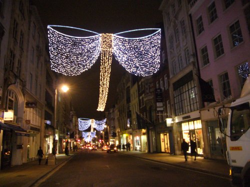 New Bond Street at Christmas