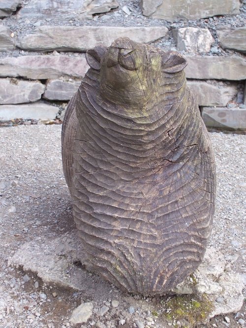 Sheep statues Grizedale forest Cumbria