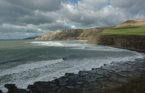 Stormy Weather over Gad Cliffs