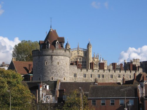 Windsor Castle in the backround