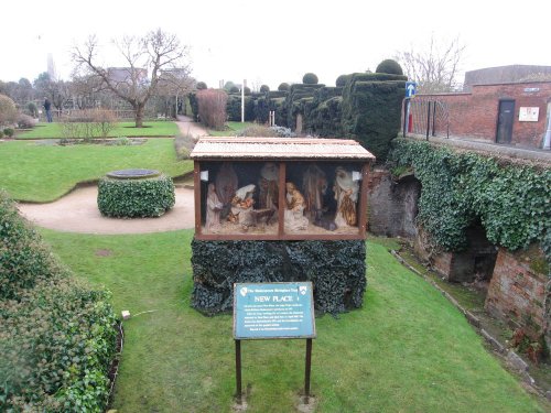 Nativity scene at New Place, Stratford