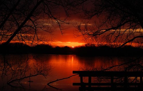 Red sunset