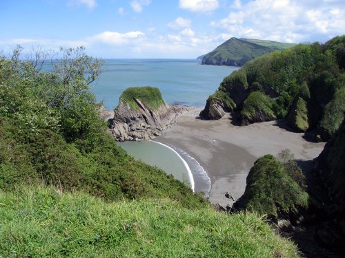 South West Coast path from Ilfracombe to Combe Martin Bay