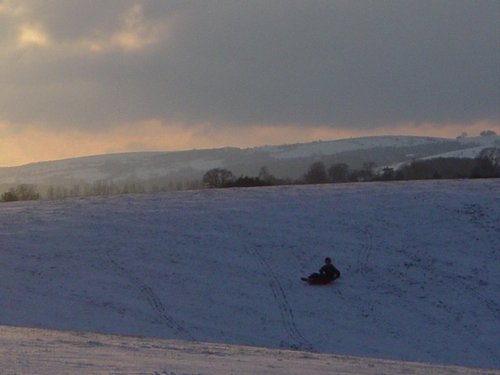 Snowy views from Shobdon