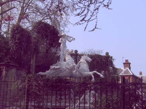 Victorian Water Feature in the grounds of York House, Twickenham