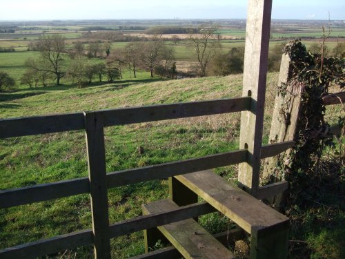 View from Navenby across the fields