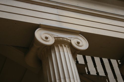 Belsay Hall entrance hall