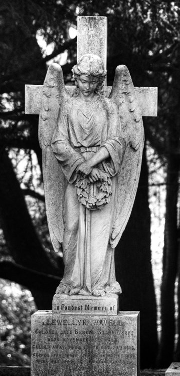 Aldershot Military Cemetery - thoughtful angel