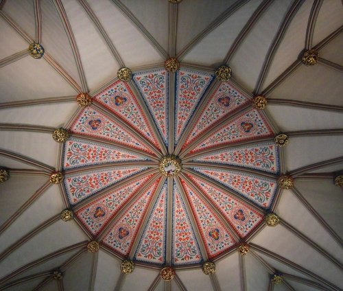 The Chapter House ceiling, York Minster