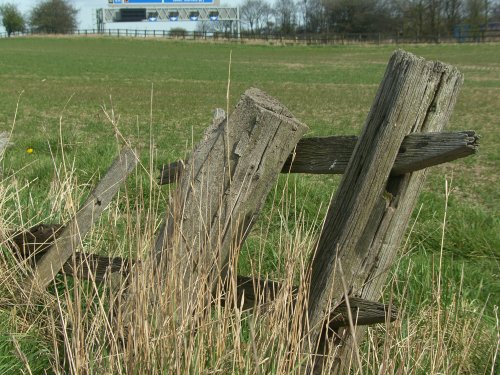 Old fence at Ulley