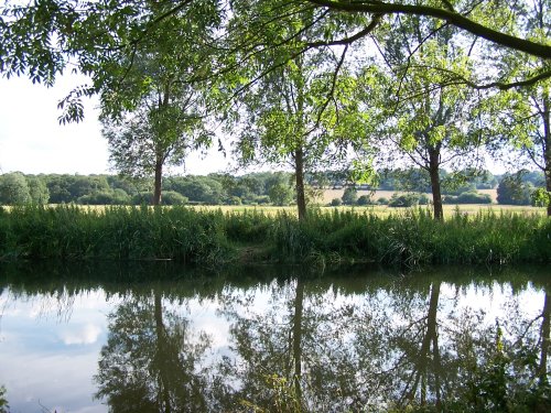 Chelmer and Blackwater Navigation, beside Ulting Church