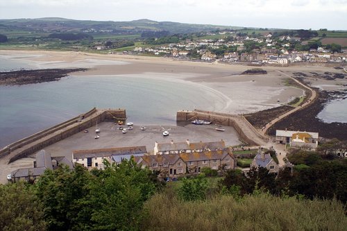 Halfway up the mount.