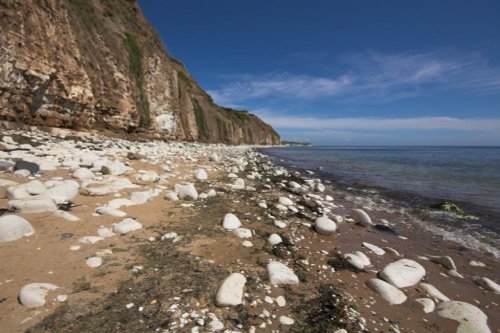 Beach below Sewerby Hall