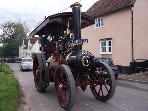 Steaming round the Village