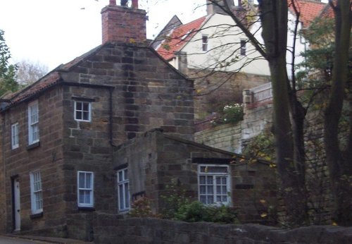 House on a narrow street in Whitby