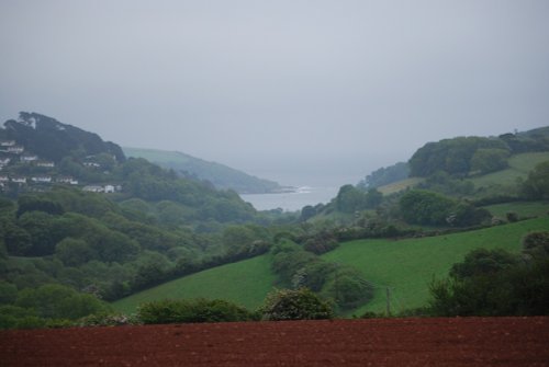 View from the cycle path between Malborough and Salcombe