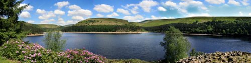 Panorama of Howden Reservoir