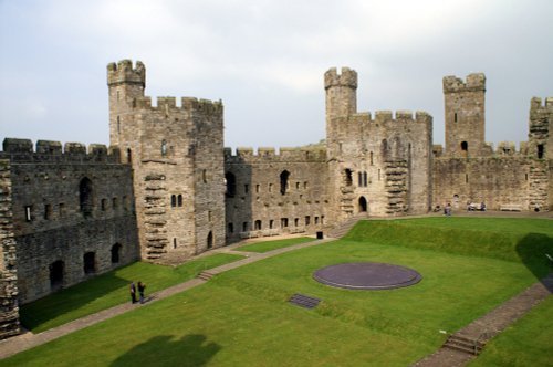 View from the battlements.