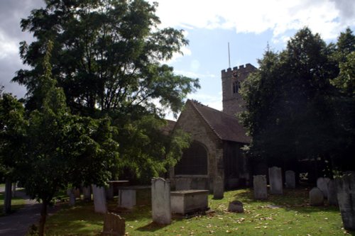 St Margaret's from the 12th century road.