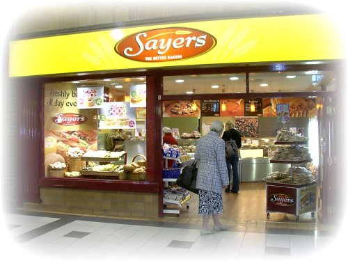 Fresh bread shop - the baker