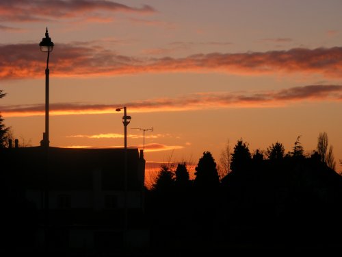 Sunset over Ruislip