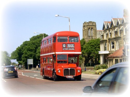 Ex London bus in St Annes