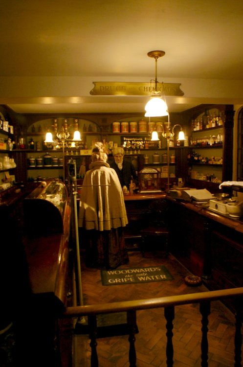 The drugs and chemist shop.