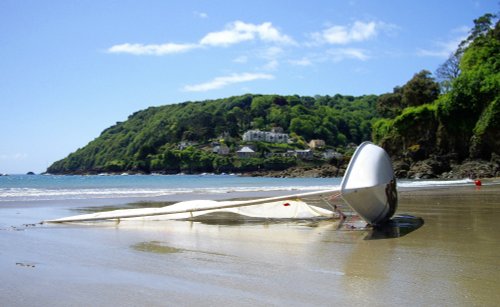 Yacht on North Sands