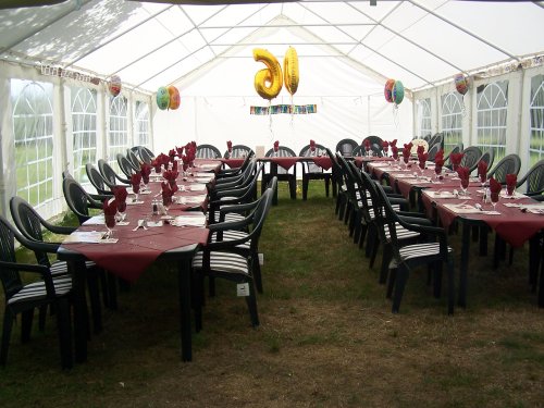 Marquee in Garden