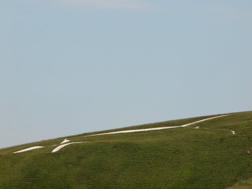 The White Horse, Vale of White Horse, Uffington, Oxon