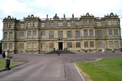 The front of the house.