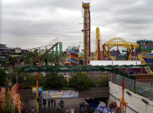 Pleasure Island rides.