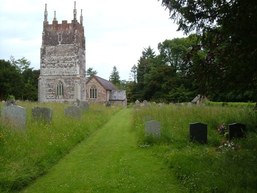 Cruwys Morchard Parish Church, Pennymoor's nearest Church.  May 2009