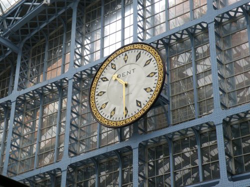 The clock, St Pancras Station