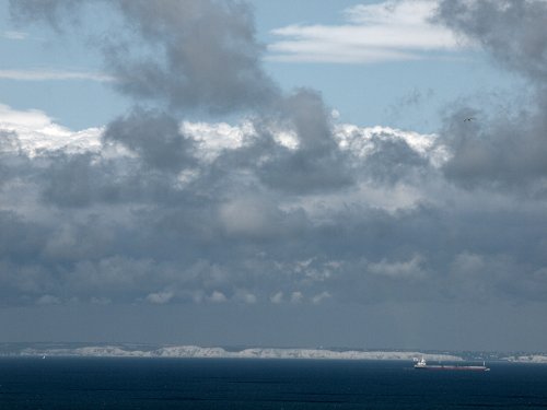 The White Cliffs from Cap Blanc Nez, France