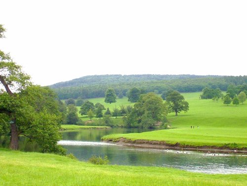 In the grounds of Chatsworth