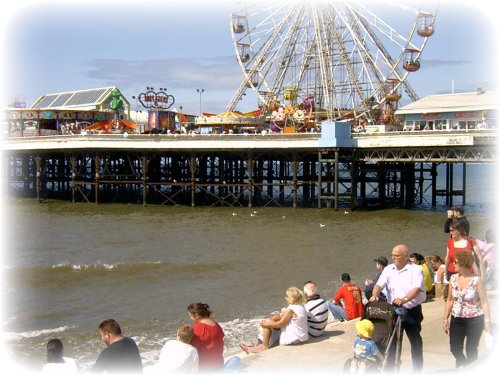 Blackpool central pier