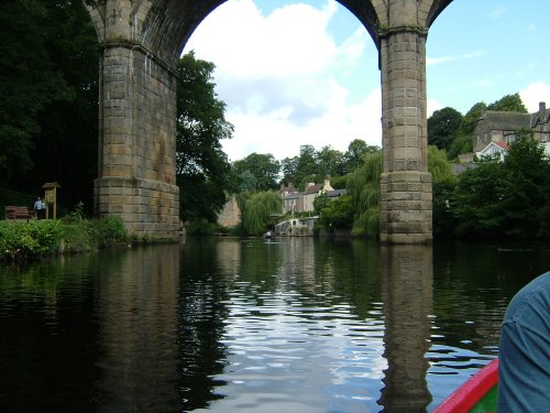 Railway arches viaduct Knaresborough.