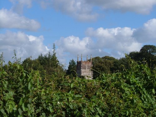 Cruwys Morchard, Parish Church Tower from an unusual angle
